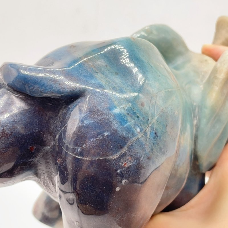 Unique Trolleite Large Elephant Carving -Wholesale Crystals