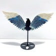 Unique Trolleite Stone Eagle Wing Carving With Stand A02 - Wholesale Crystals