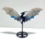 Unique Trolleite Stone Flying Dragon Wing Carving With Stand - Wholesale Crystals
