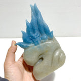 Unique Trolleite Stone Nine - tailed Fox Carving - Wholesale Crystals