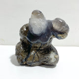Unique Volcano Agate King Kong Ape Carving 1 - Wholesale Crystals