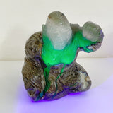 Unique Volcano Agate King Kong Ape Carving 1 - Wholesale Crystals