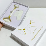 White Jade Roller and Gua Sha A Set Wholesale -Wholesale Crystals