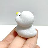 White Marbe Duck Animal Carving Wholesale - Wholesale Crystals