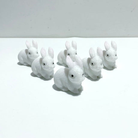 White Marbe Rabbit Carving Wholesale - Wholesale Crystals