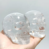 White Smelting Quartz Skull Carving Wholesale - Wholesale Crystals
