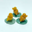 Yellow Agate Duck On Leaf Mini Carving Wholesale - Wholesale Crystals