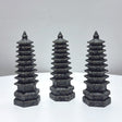 Yooperlite Wenchang Tower 9 - level Pagoda Wholesale (UV Reactive) - Wholesale Crystals