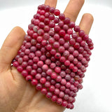Red Rhodonite Bracelet