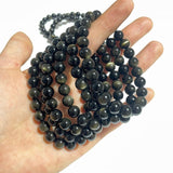 Gold Sheen Obsidian Bracelet Beads