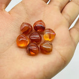 0.4in(1.2cm) High Quality Deep Red Fire Quartz Mini Heart DIY Pendant Wholesale - Wholesale Crystals