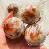 10 Pieces Beautiful Sunstone Spheres -Wholesale Crystals
