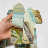 10 Pieces Caribbean Four-Sided Tower Points -Wholesale Crystals