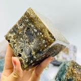 9 Pieces Large Beautiful Ocean Jasper Stand Cube -Wholesale Crystals