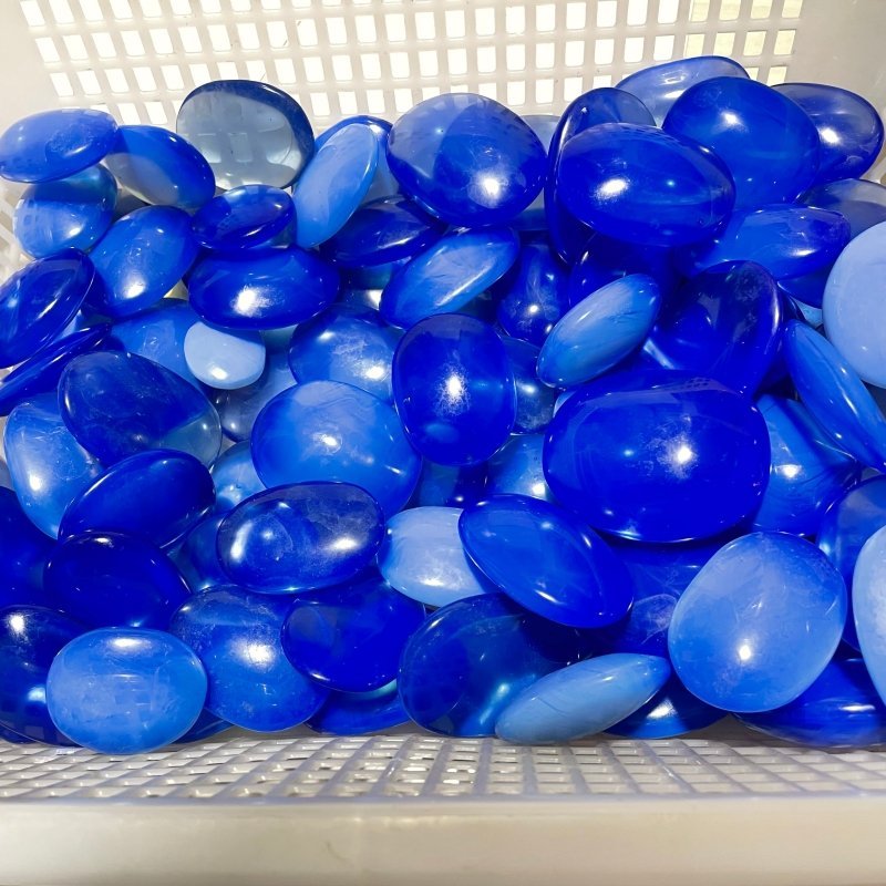 100 Pieces Blue Opalite Palm - Wholesale Crystals