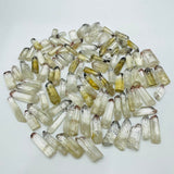 105 Pieces Polished Strawberry Crystal Lepidocrocite Super 7 Points For DIY Pendant -Wholesale Crystals