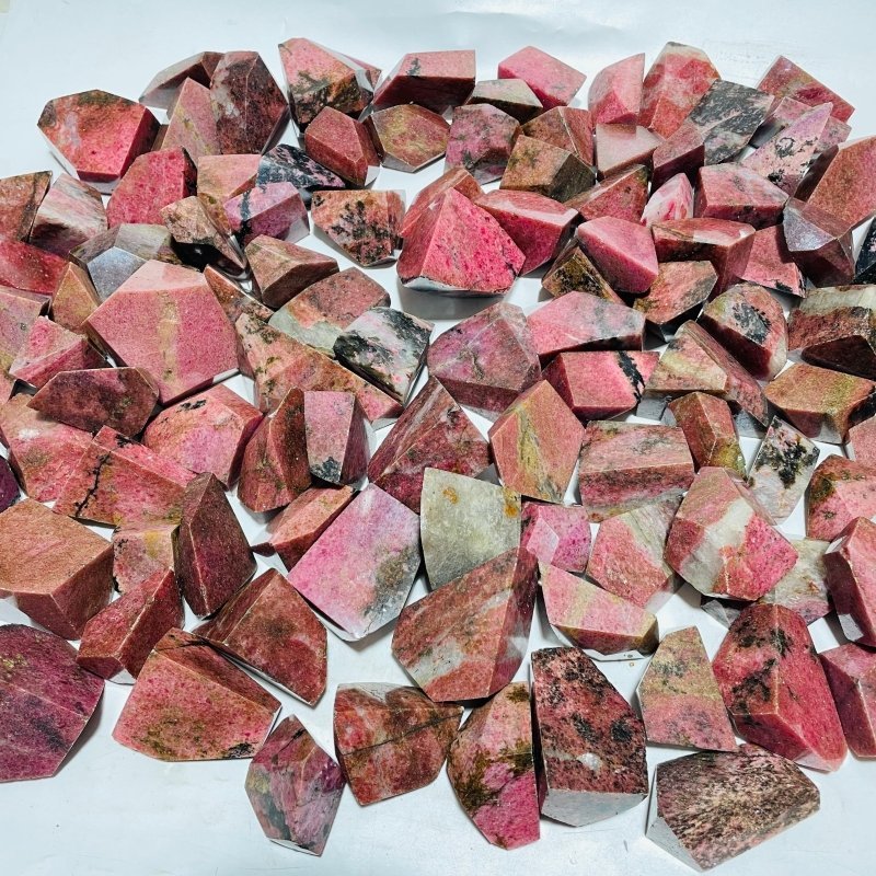 107 Pieces Red Rhodonite Free Form - Wholesale Crystals