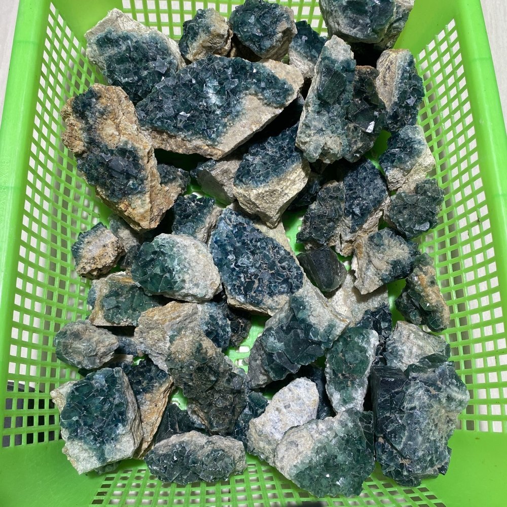 10kg(22lbs) green fluorite raw crystal wholesale -Wholesale Crystals