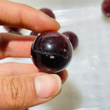 11 Pieces Beautiful Strawberry Quartz High Quality Spheres -Wholesale Crystals