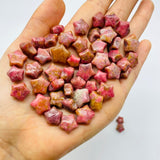 121 Pieces Mini Rhodonite Star DIY Pendant -Wholesale Crystals
