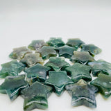 1.2in (30mm) Moss Agate Star Wholesale -Wholesale Crystals