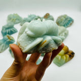 13 Pieces Caribbean Calcite Spider Carving -Wholesale Crystals