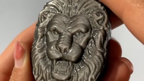 Silver Sheen Obsidian Lion Carving Wholesale -Wholesale Crystals