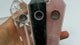 3Types Smoky Pipes Rose Quartz Ruby Zoisite Clear Quartz Smoky Pipes Wholesale -Wholesale Crystals