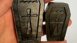 Gold Sheen Obsidian Coffin Carving Wholesale -Wholesale Crystals