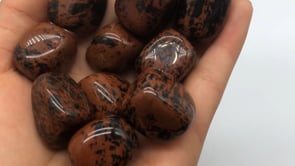 Red Obsidian Tumbled Wholesale -Wholesale Crystals