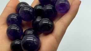 Mini Deep Purple Amethyst Sphere Ball Wholesale -Wholesale Crystals
