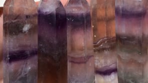 Purple Fluorite Crystal Point Tower -Wholesale Crystals