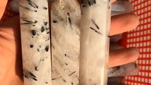 Black Tourmaline Quartz Point Crystal Tower Wholesale -Wholesale Crystals