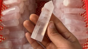 Brazil Rose Quartz Point Tower Wholesale -Wholesale Crystals