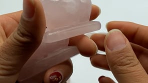 Rose Quartz Double Heart Wholesale -Wholesale Crystals