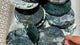 Moss Agate Round Coaster Slab Wholesale -Wholesale Crystals