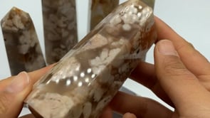 Large Sakura Flower Agate Tower Point Wholesale -Wholesale Crystals