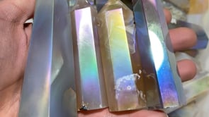 Agate Aura Tower Point Wholesale -Wholesale Crystals