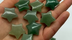 Green Aventurine Stars 1in(2.5cm) Wholesale -Wholesale Crystals