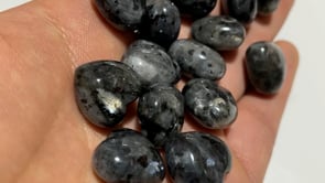 Mini Larvikite Heart DIY Pendant Wholesale -Wholesale Crystals