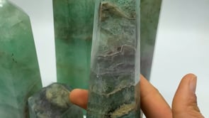 Large Clear Fluorite Tower Point Wholesale -Wholesale Crystals