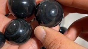 Cat Eye Obsidian Sphere Ball Wholesale -Wholesale Crystals