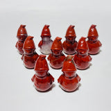 1.3inch Red Jasper Snowman Carving Wholesale - Wholesale Crystals