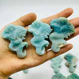 14 Pieces Caribbean Calcite Mermaid Carving -Wholesale Crystals