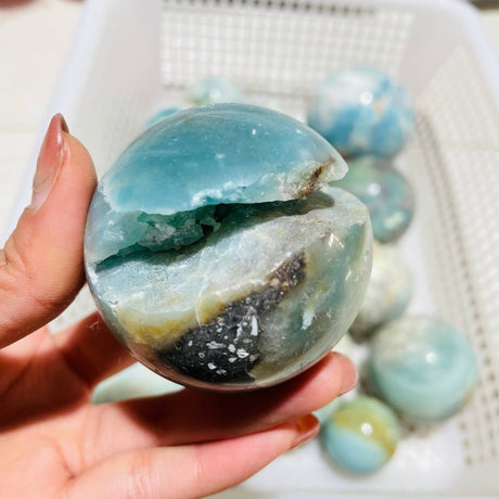 14 Pieces Large Caribbean Sphere Ball -Wholesale Crystals