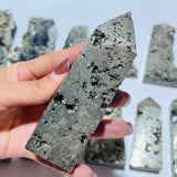 14 Pieces Pyrite Tower Points -Wholesale Crystals