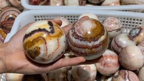 Dali Jasper Spheres Ball Wholesale 2-3.2in -Wholesale Crystals