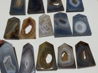 14 Pieces Agate Geode Druzy Tower Point Wholesale