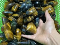 Blue Mixed Yellow Tiger Eye Heart Quartz Crystal Wholesale -Wholesale Crystals