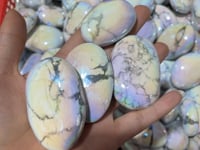 Aura Howlite Palm Wholesale -Wholesale Crystals